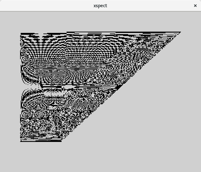 Screenshot of program